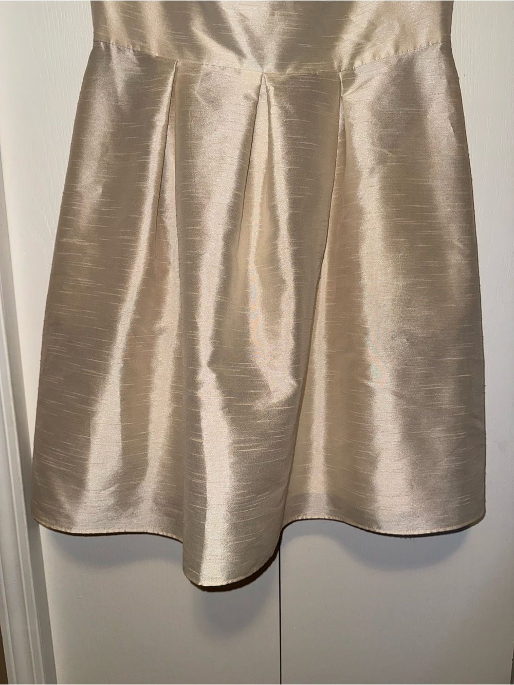 Alfred Sung D448 Champagne A-Line Midi Sleeveless Cocktail Dress - Picture 2 of 13